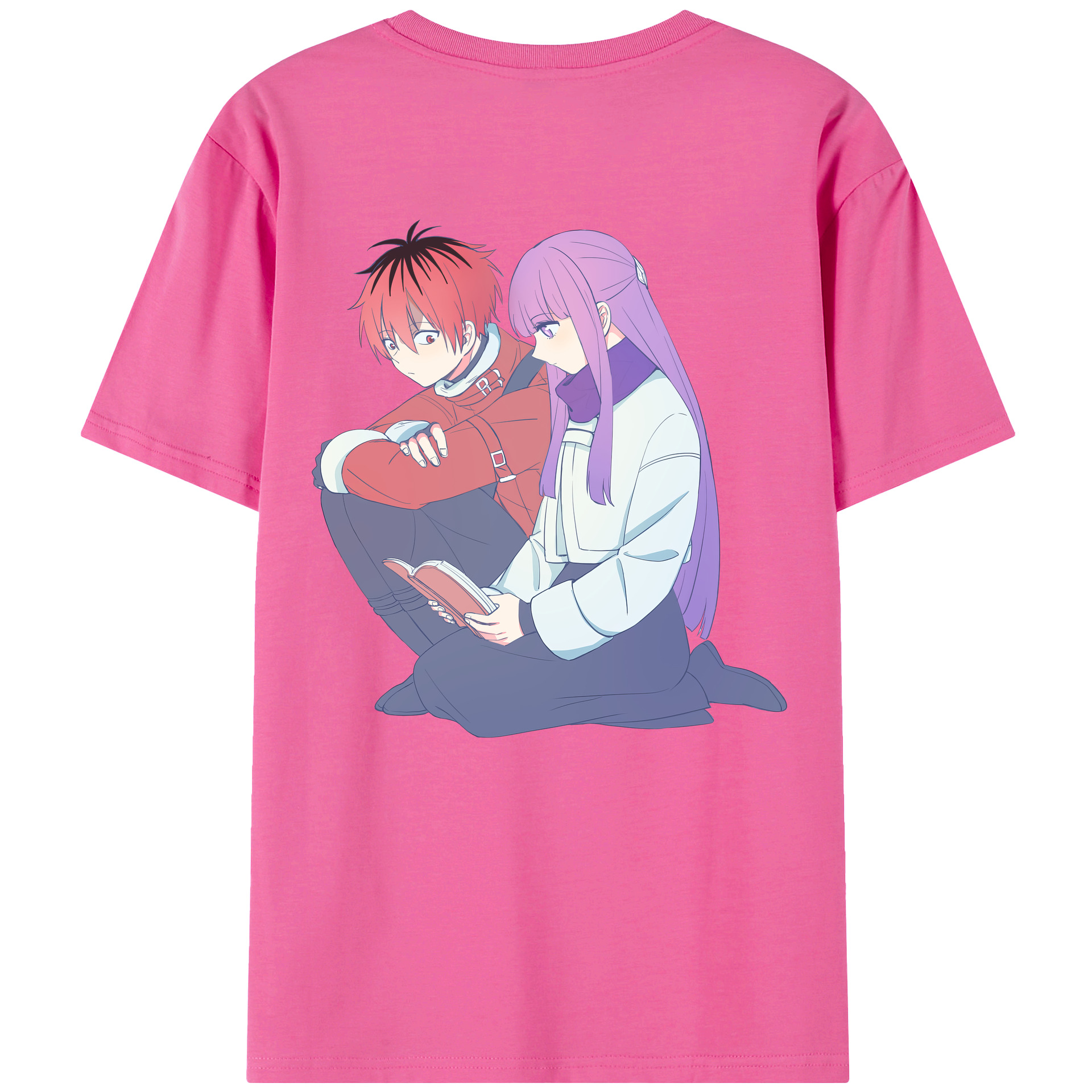 （画像用） 葬送のフリーレン Frieren レディース半袖Tシャツ(バックプリント)